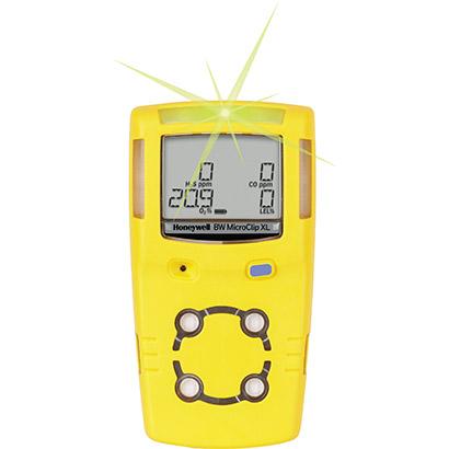 XL Yellow GASALERTMICROCLIP Series Multi-Gas Detector