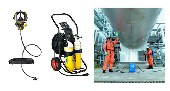 Appareils respiratoires isolants (ARI) à adduction d’air comprimé avec système à la demande ou à débit continu