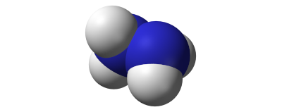 Schéma de la molécule d'hydrazine