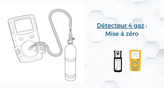 Détecteur 4 gaz : la mise à zéro, c’est quoi ?