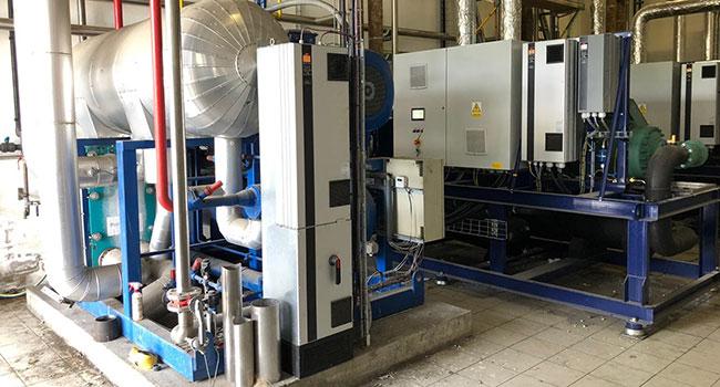 NH₃ + 1234ze installation