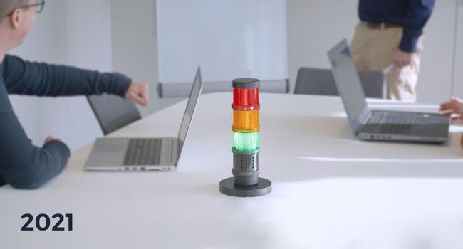 Réunion de travail en 2021