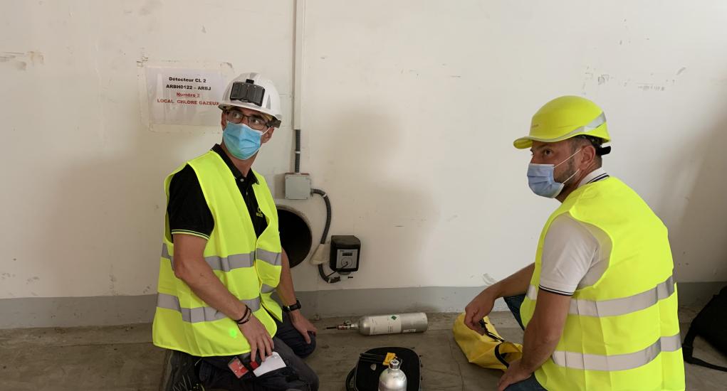 techniciens à la réunion